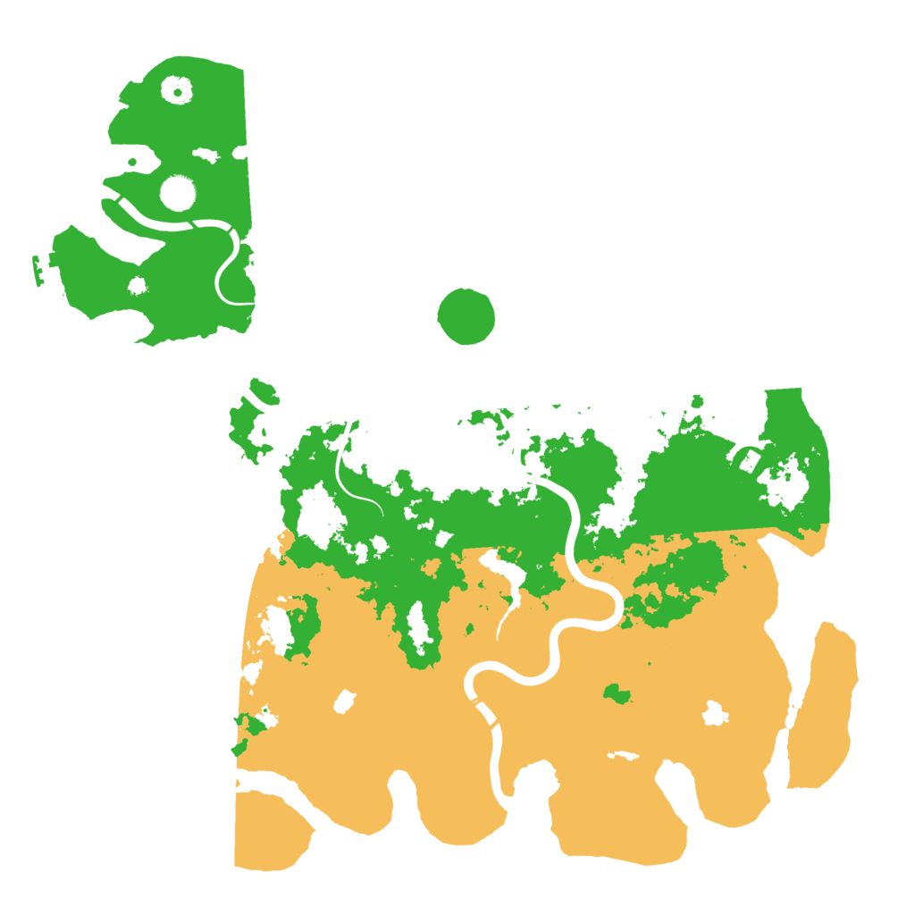 Biome Rust Map: Procedural Map, Size: 4500, Seed: 171584