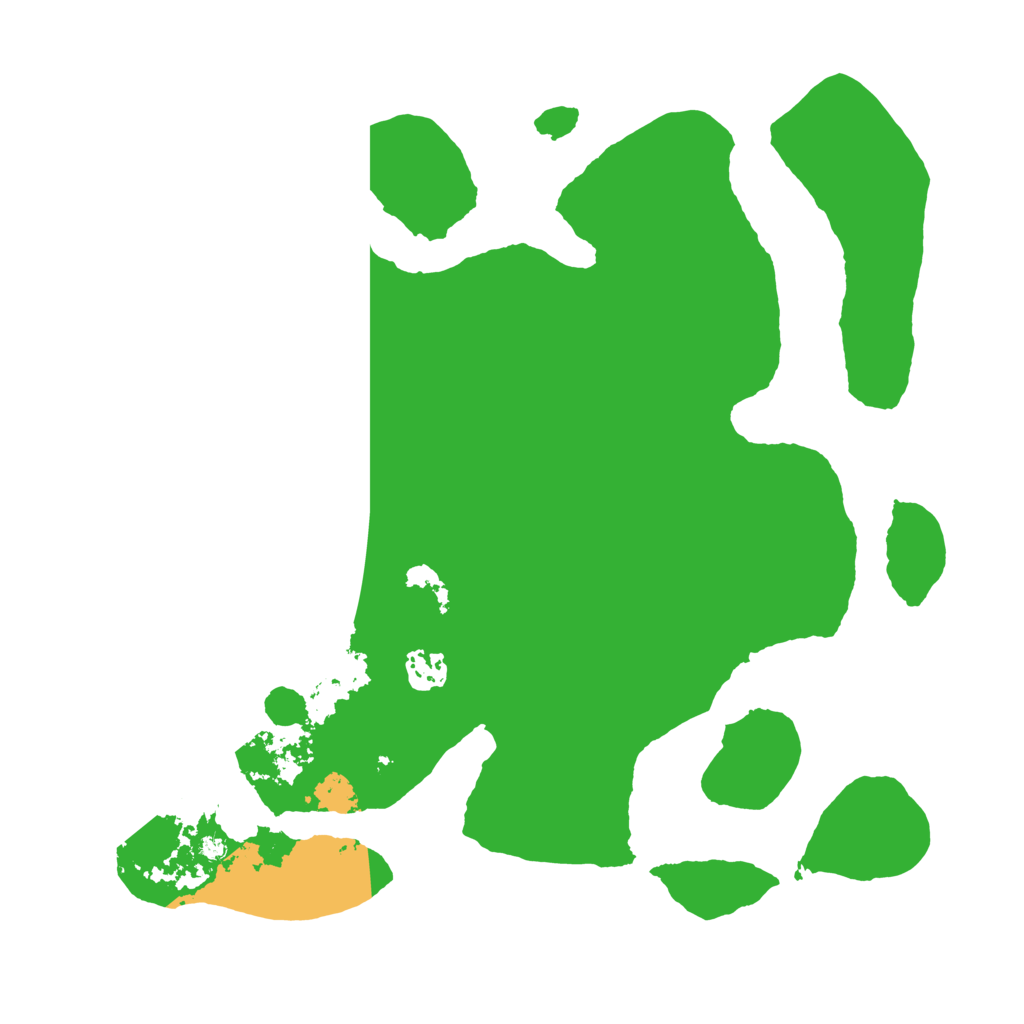 Biome Rust Map: Barren, Size: 3600, Seed: 760160