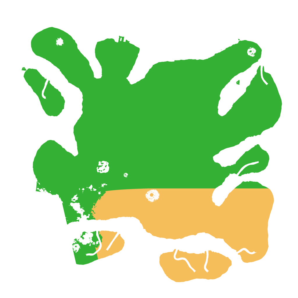 Biome Rust Map: Procedural Map, Size: 3500, Seed: 615457982