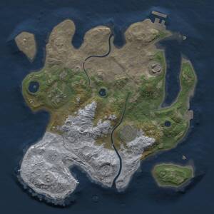 Thumbnail Rust Map: Procedural Map, Size: 2850, Seed: 2147483647, 8 Monuments