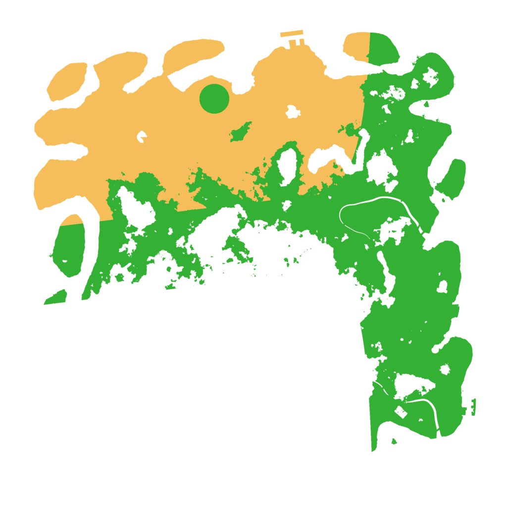 Biome Rust Map: Procedural Map, Size: 4500, Seed: 7205972