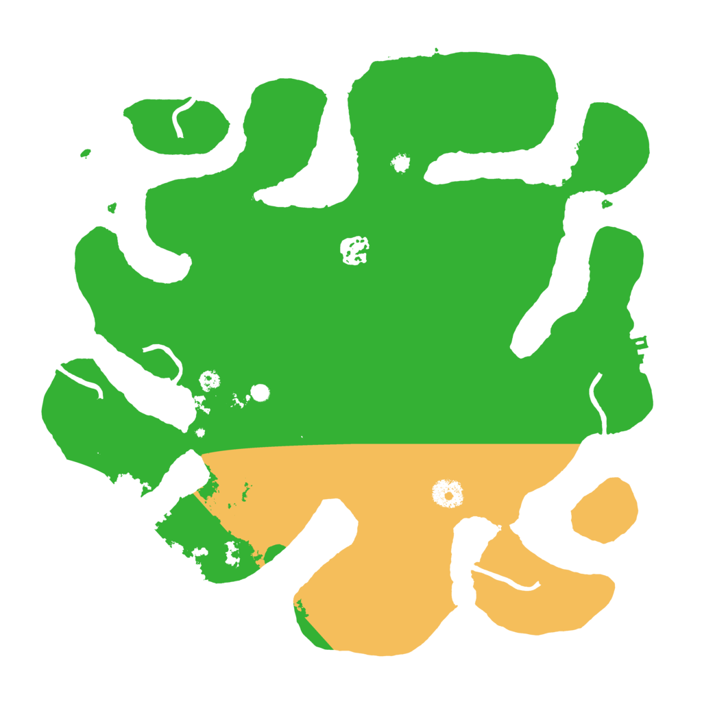 Biome Rust Map: Procedural Map, Size: 3500, Seed: 538054441