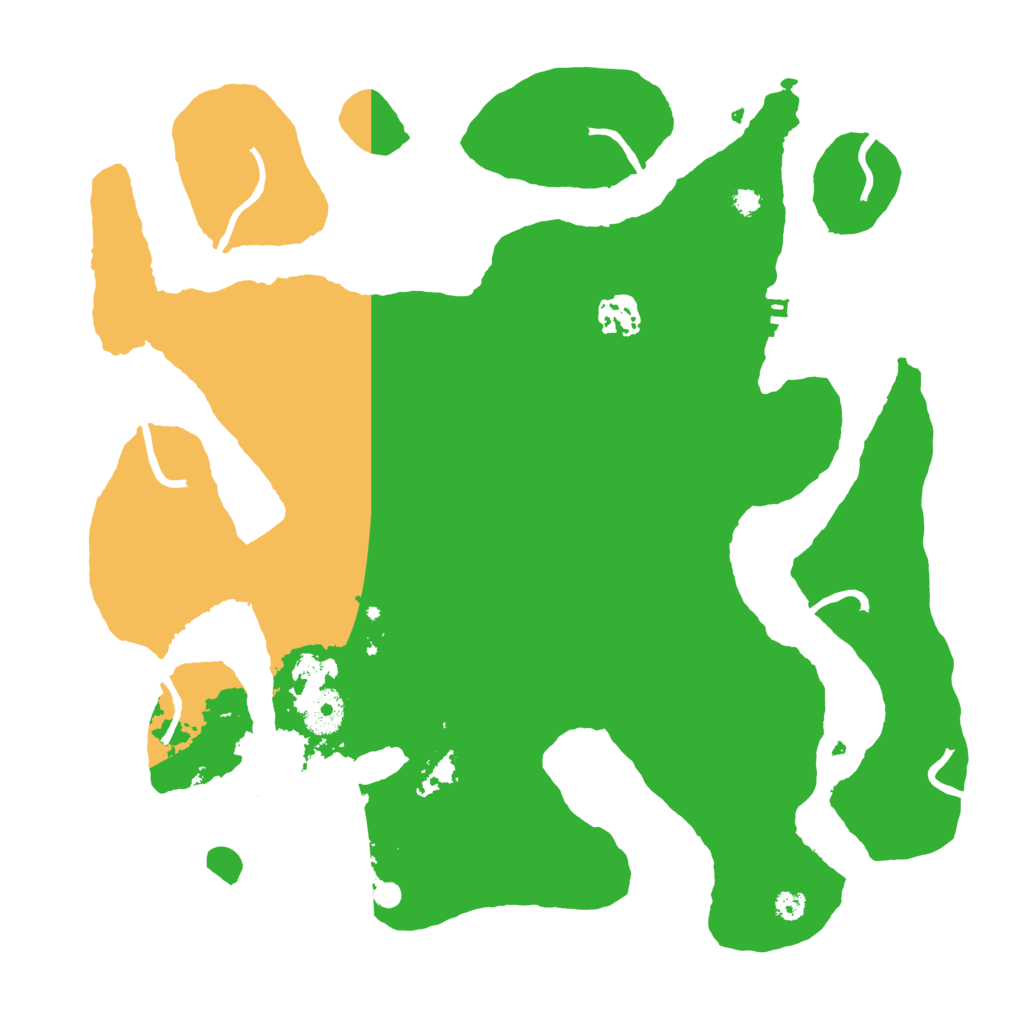 Biome Rust Map: Procedural Map, Size: 3500, Seed: 32567838