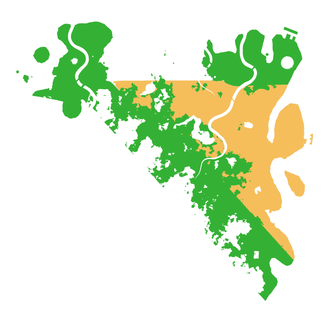 Biome Rust Map: Procedural Map, Size: 4500, Seed: 981155