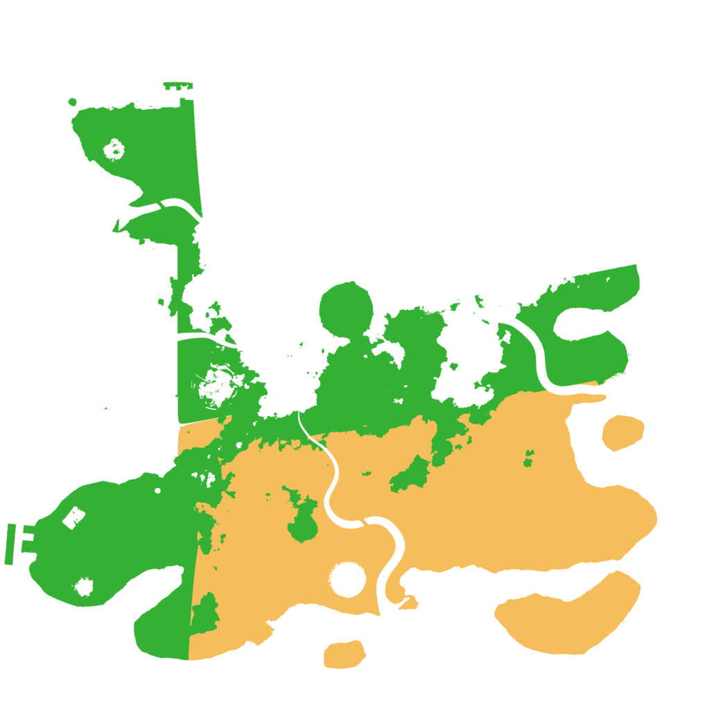 Biome Rust Map: Procedural Map, Size: 3500, Seed: 356901