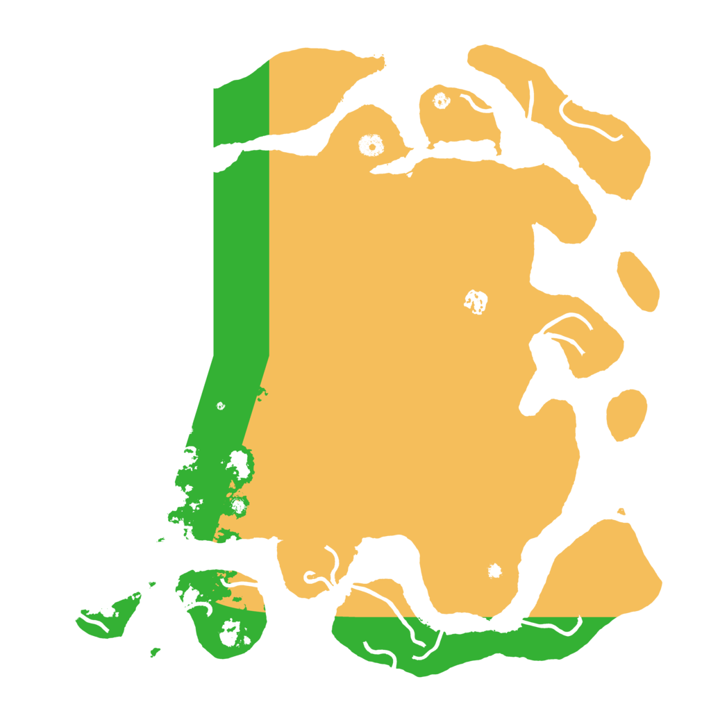 Biome Rust Map: Procedural Map, Size: 4500, Seed: 486889