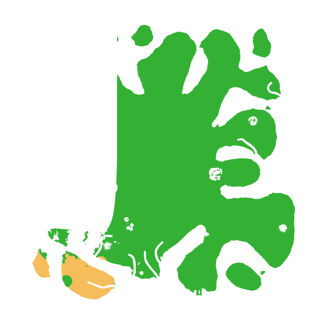 Biome Rust Map: Procedural Map, Size: 3500, Seed: 451673