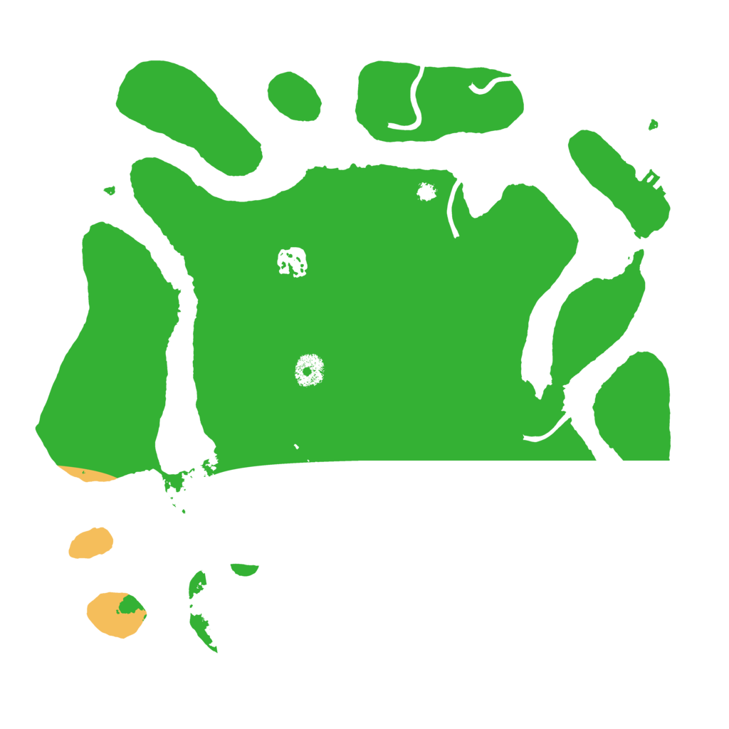 Biome Rust Map: Procedural Map, Size: 3500, Seed: 741296