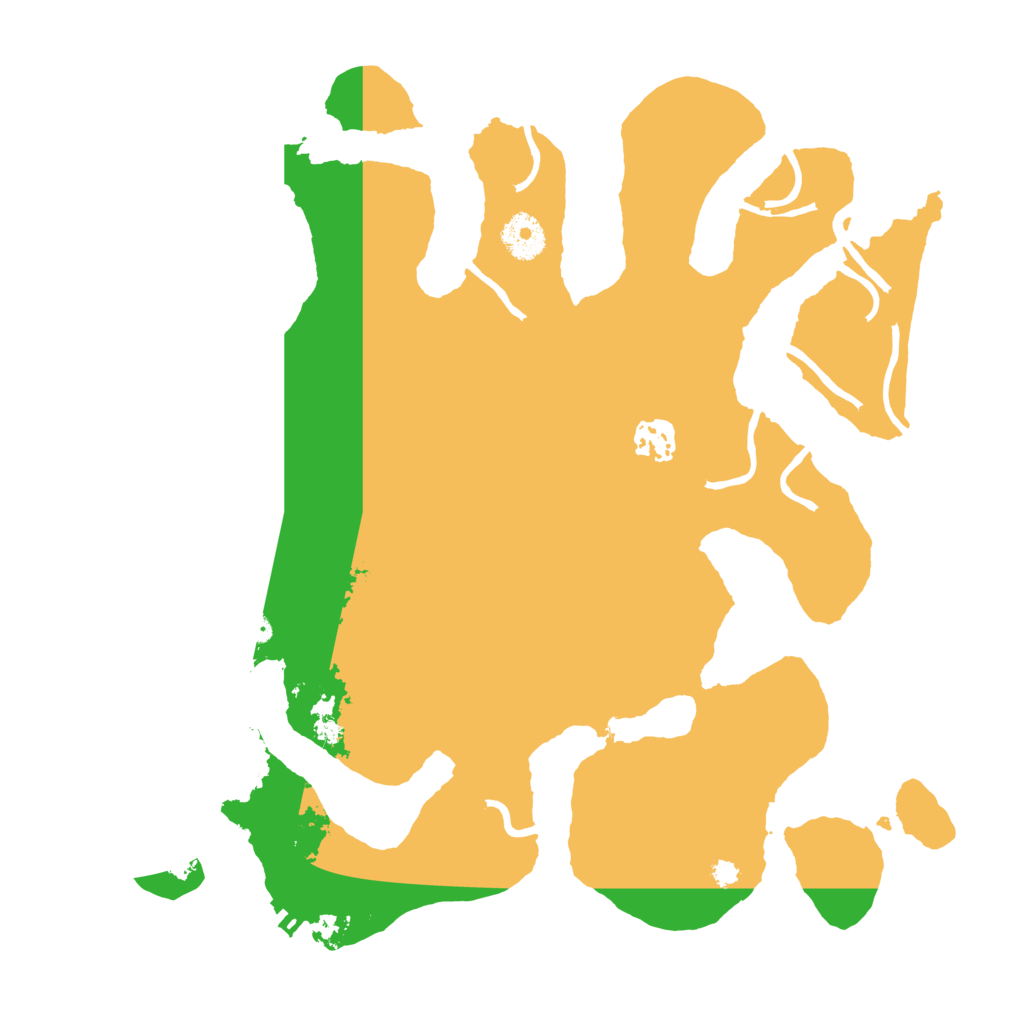 Biome Rust Map: Procedural Map, Size: 3500, Seed: 503401