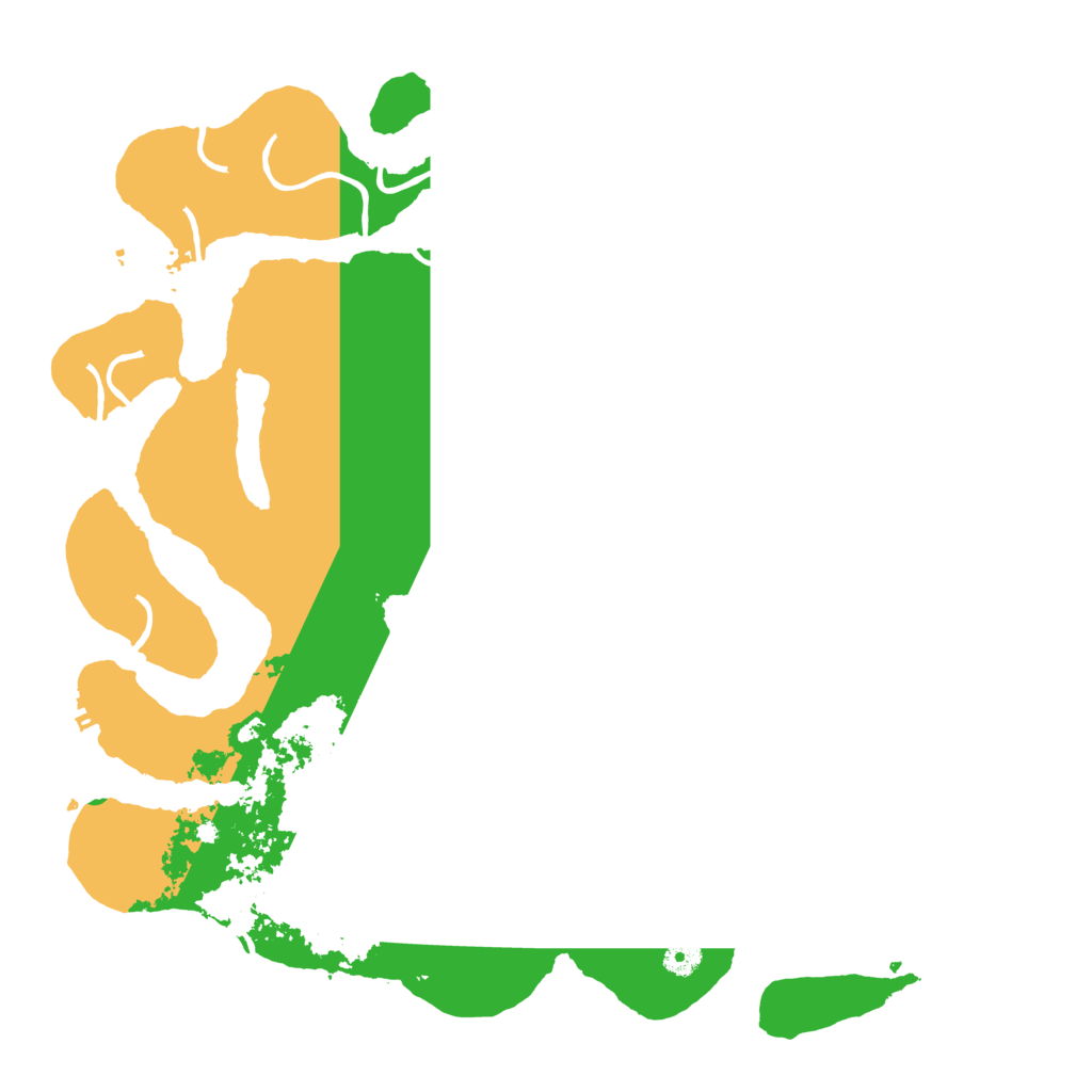 Biome Rust Map: Procedural Map, Size: 4500, Seed: 491151
