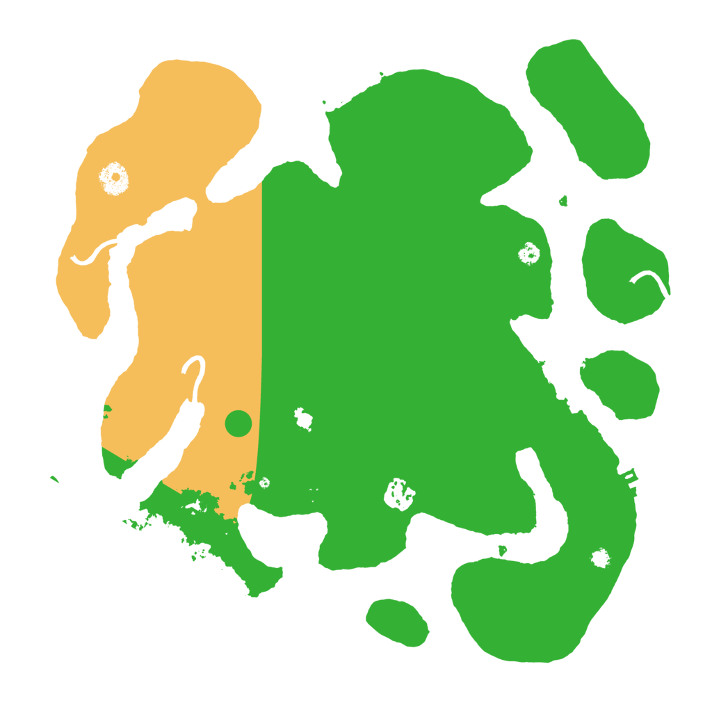 Biome Rust Map: Procedural Map, Size: 3500, Seed: 1982861229