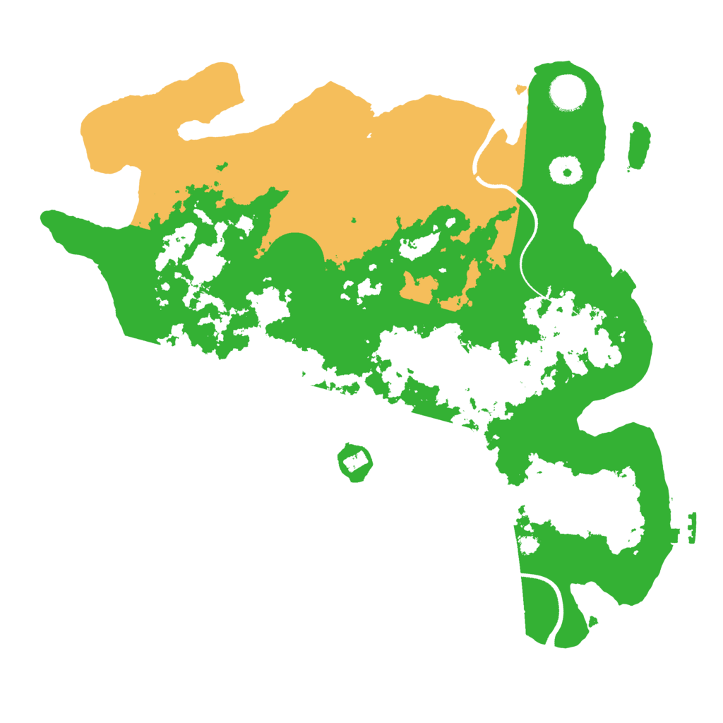 Biome Rust Map: Procedural Map, Size: 3500, Seed: 767562
