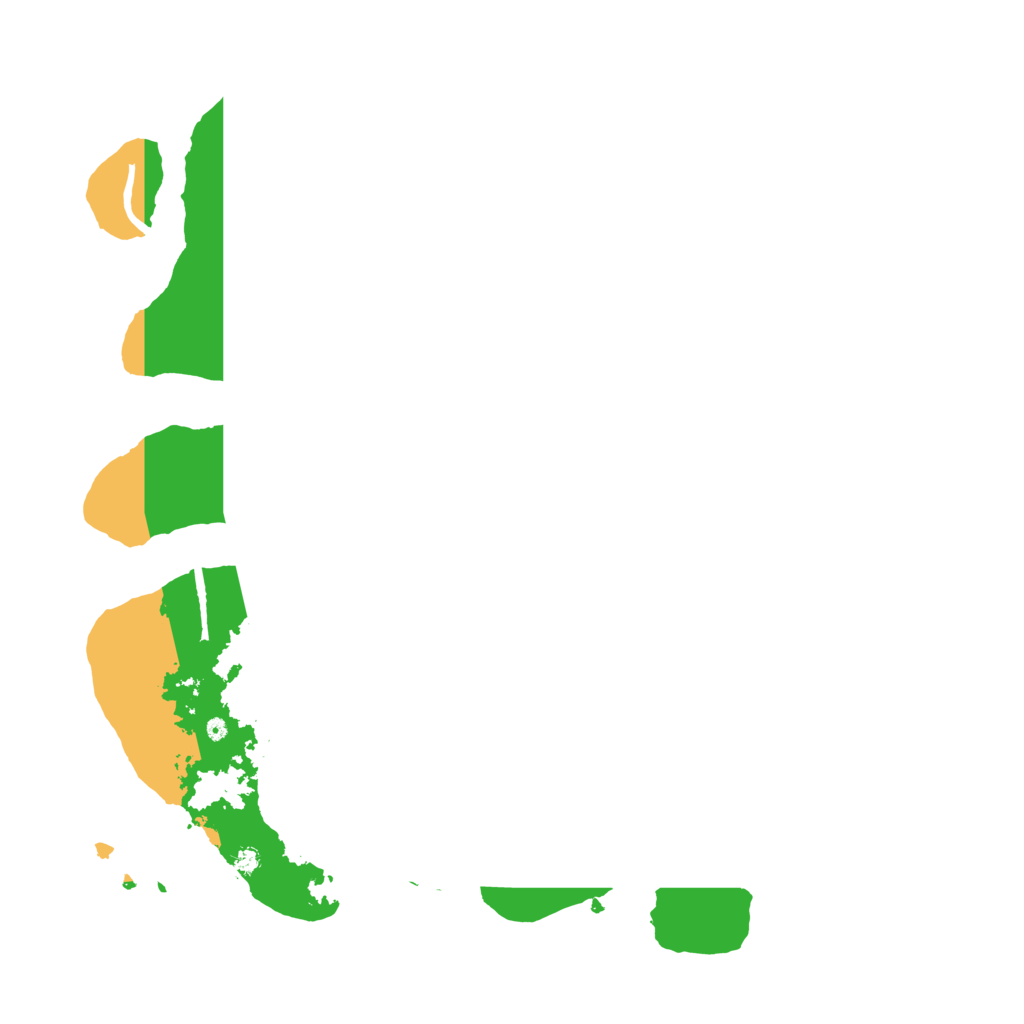 Biome Rust Map: Procedural Map, Size: 3500, Seed: 255599