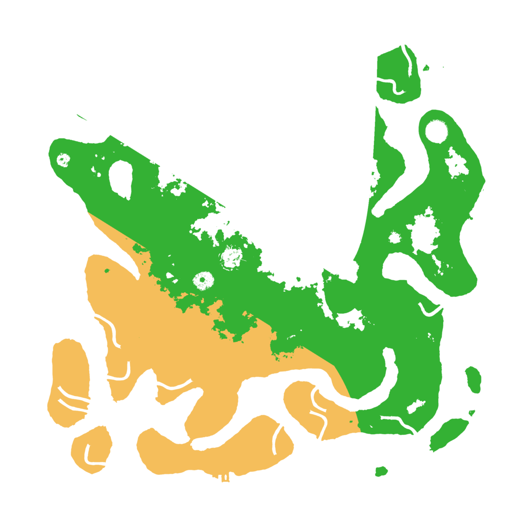 Biome Rust Map: Procedural Map, Size: 4000, Seed: 5628