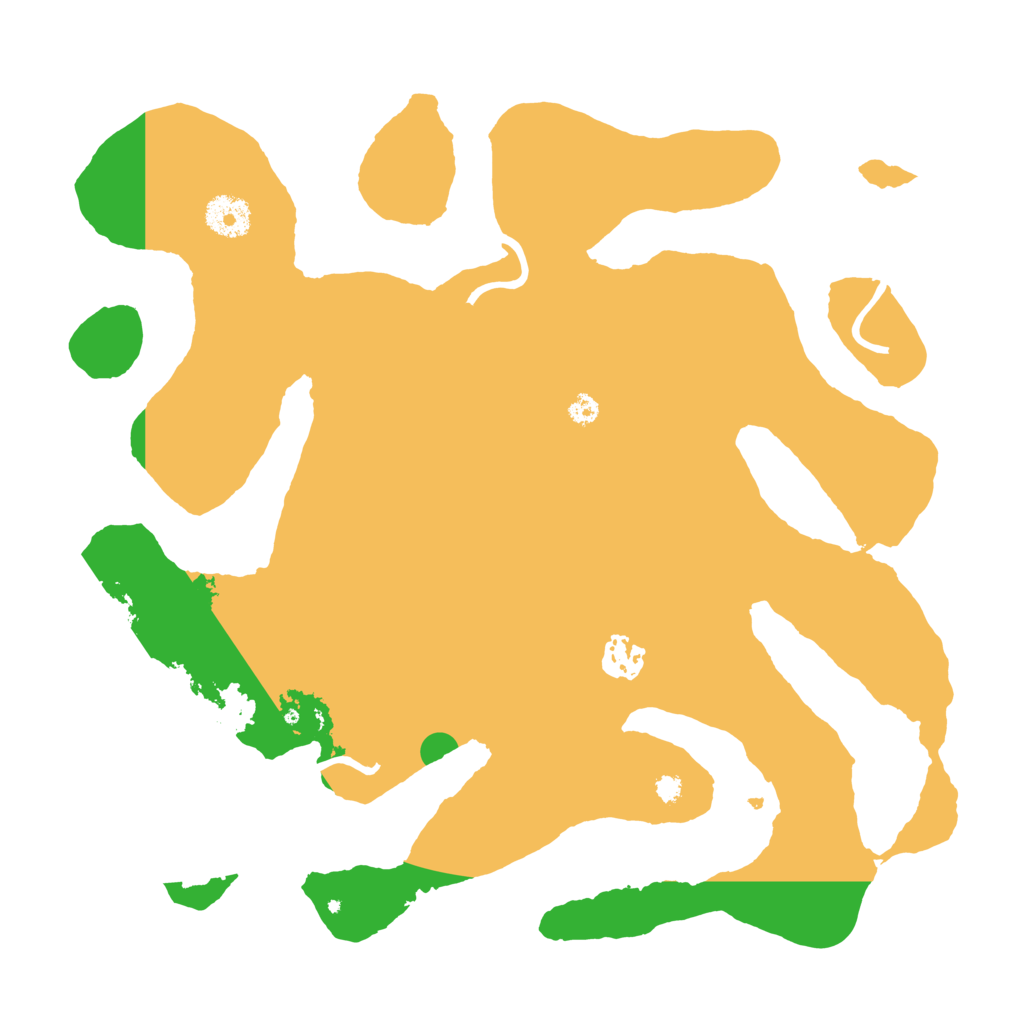 Biome Rust Map: Procedural Map, Size: 3500, Seed: 85366241