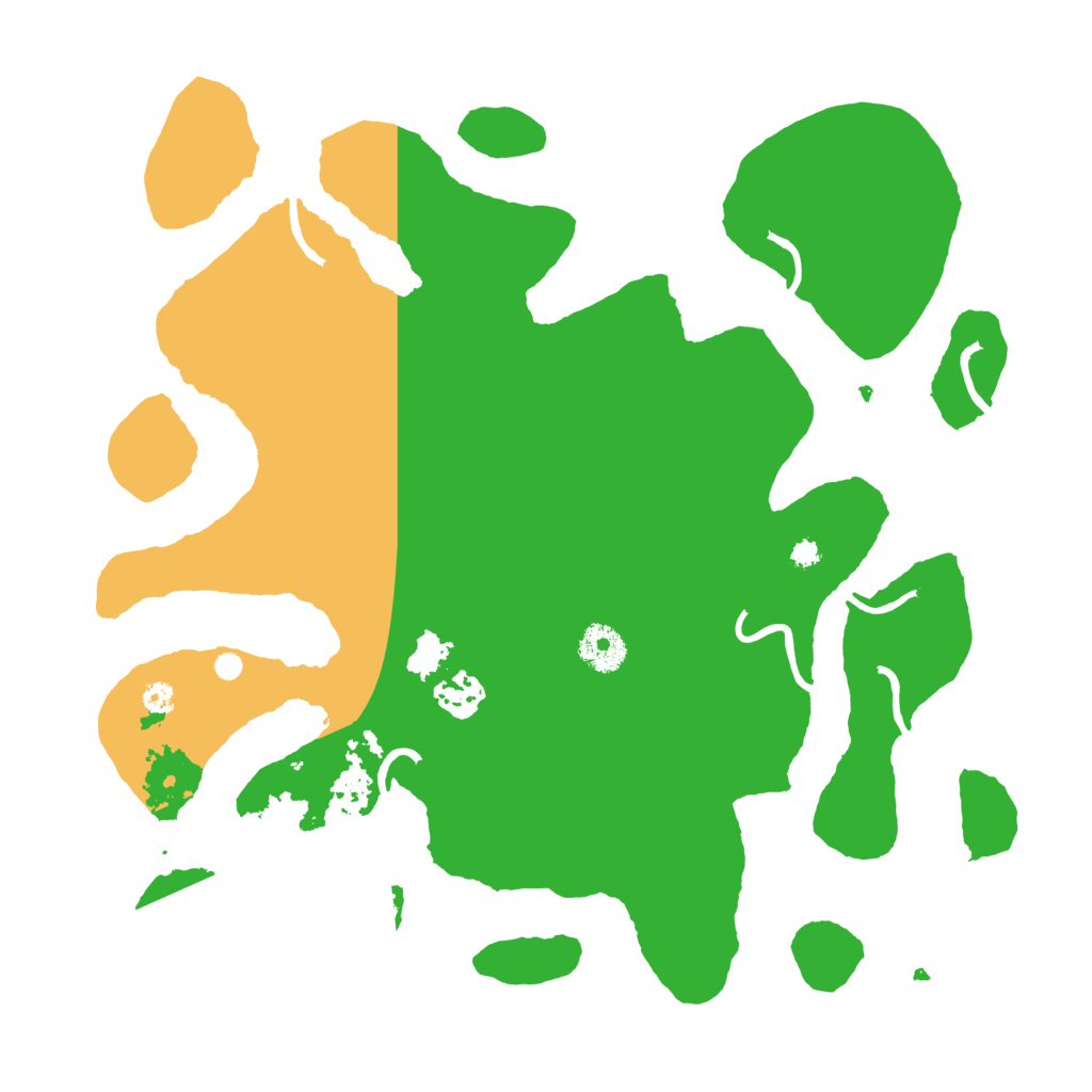 Biome Rust Map: Procedural Map, Size: 3500, Seed: 558904