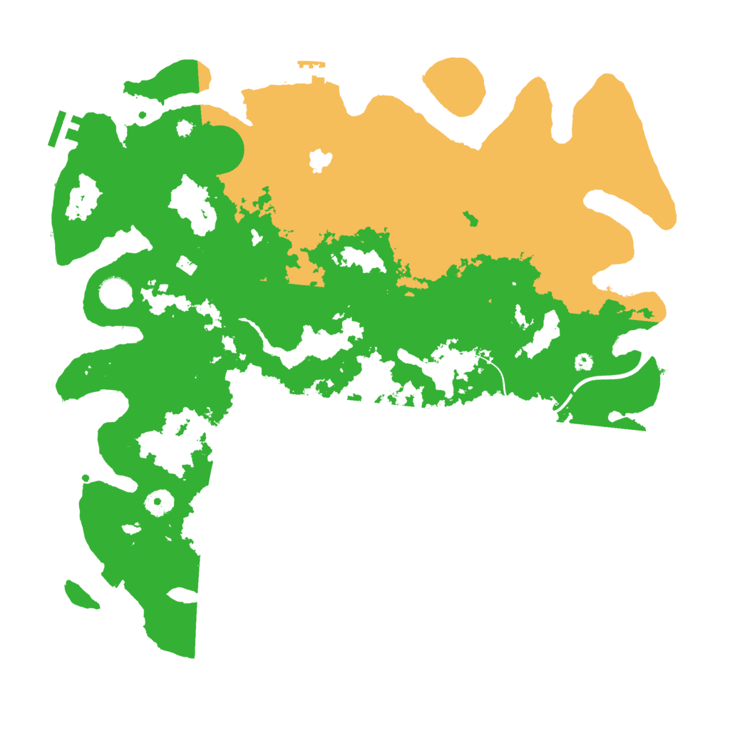 Biome Rust Map: Procedural Map, Size: 4000, Seed: 598127