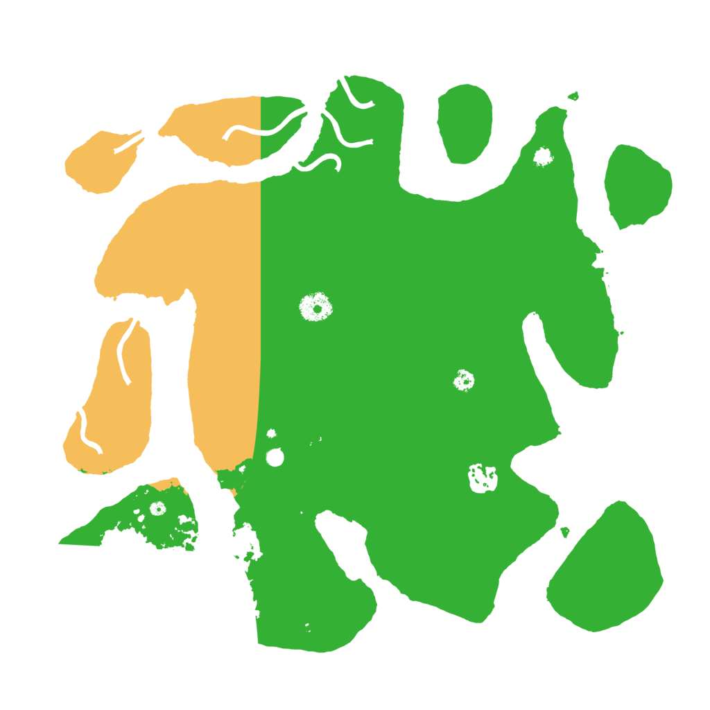 Biome Rust Map: Procedural Map, Size: 3500, Seed: 911489