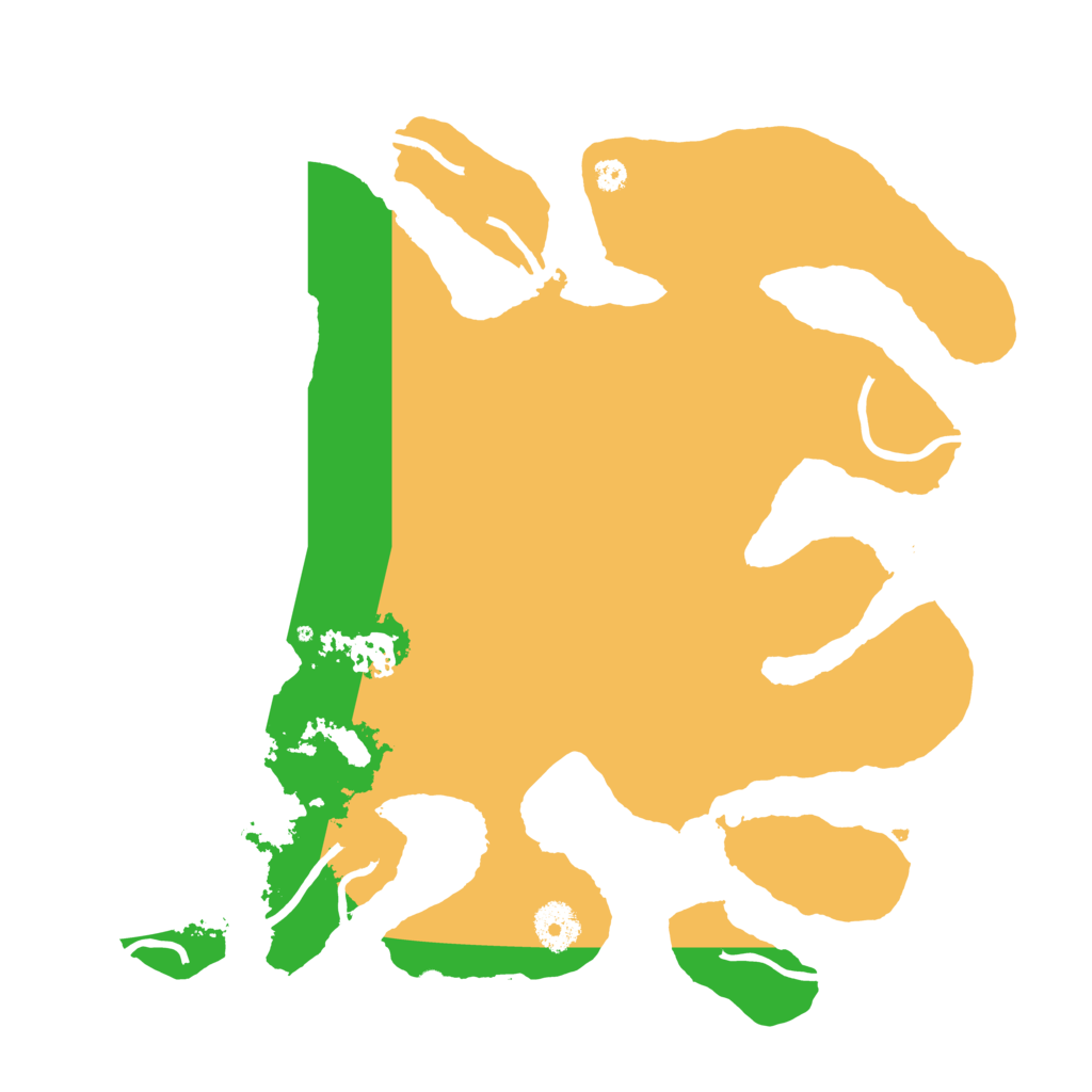 Biome Rust Map: Procedural Map, Size: 3500, Seed: 169327