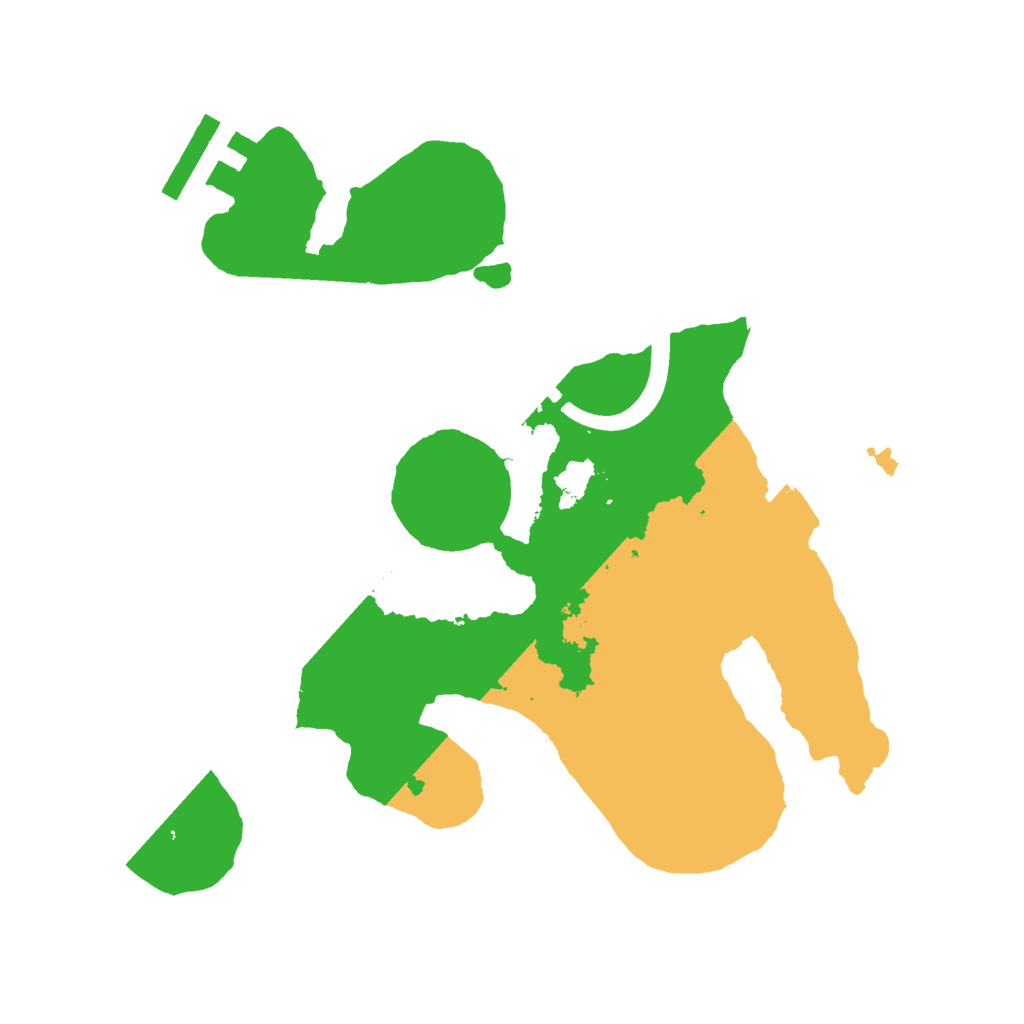 Biome Rust Map: Procedural Map, Size: 2300, Seed: 2