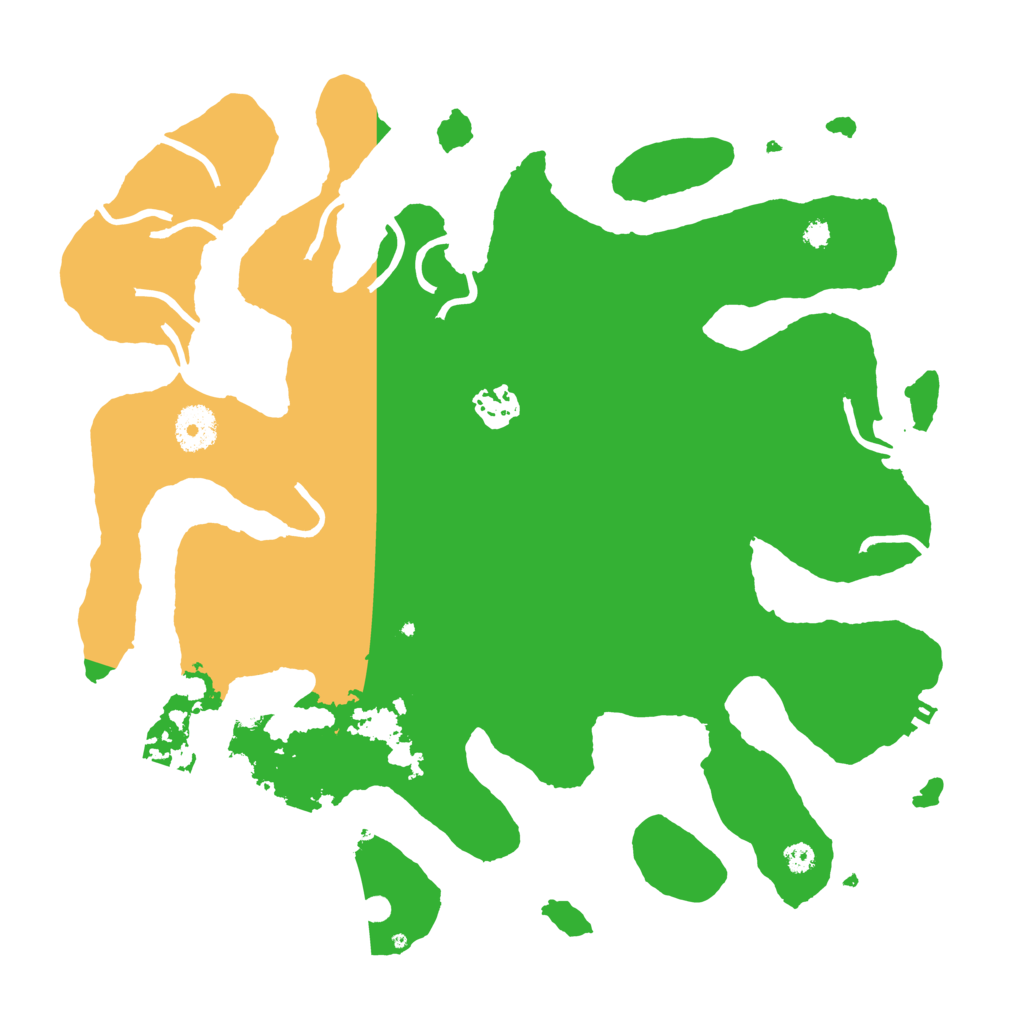 Biome Rust Map: Procedural Map, Size: 3500, Seed: 147880