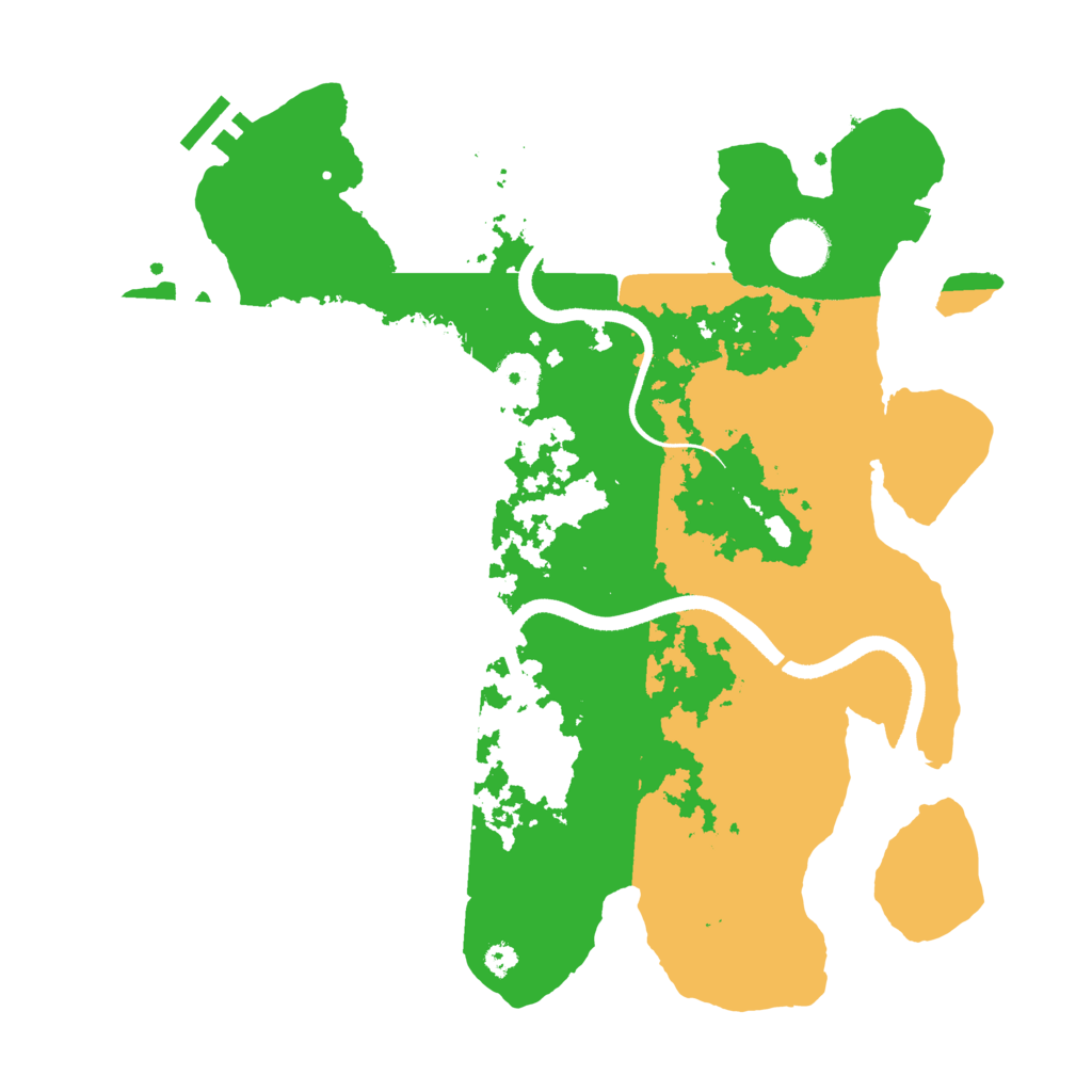 Biome Rust Map: Procedural Map, Size: 3500, Seed: 1705028972