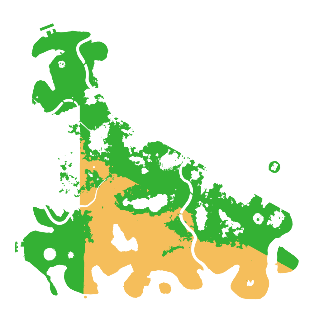 Biome Rust Map: Procedural Map, Size: 4500, Seed: 859760