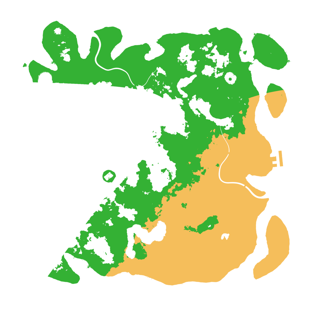 Biome Rust Map: Procedural Map, Size: 4000, Seed: 451929334