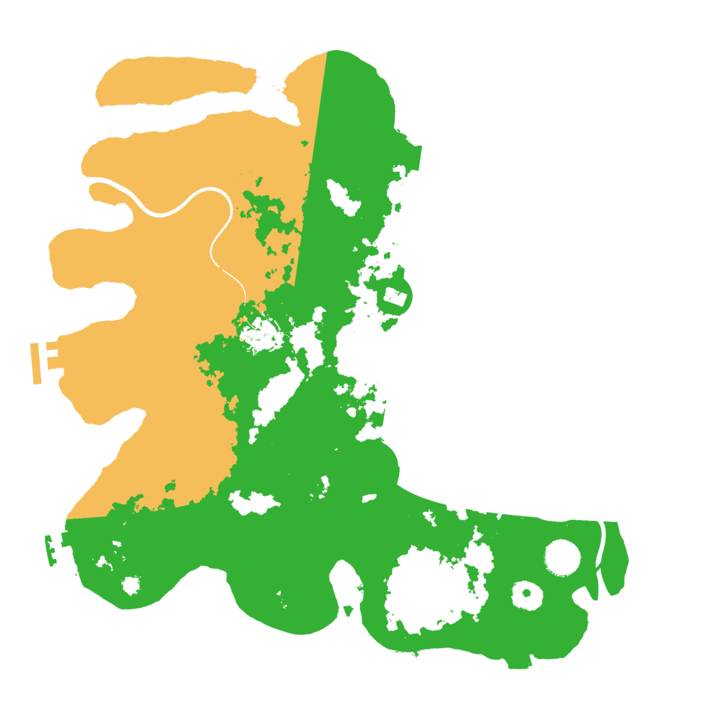 Biome Rust Map: Procedural Map, Size: 3500, Seed: 933925