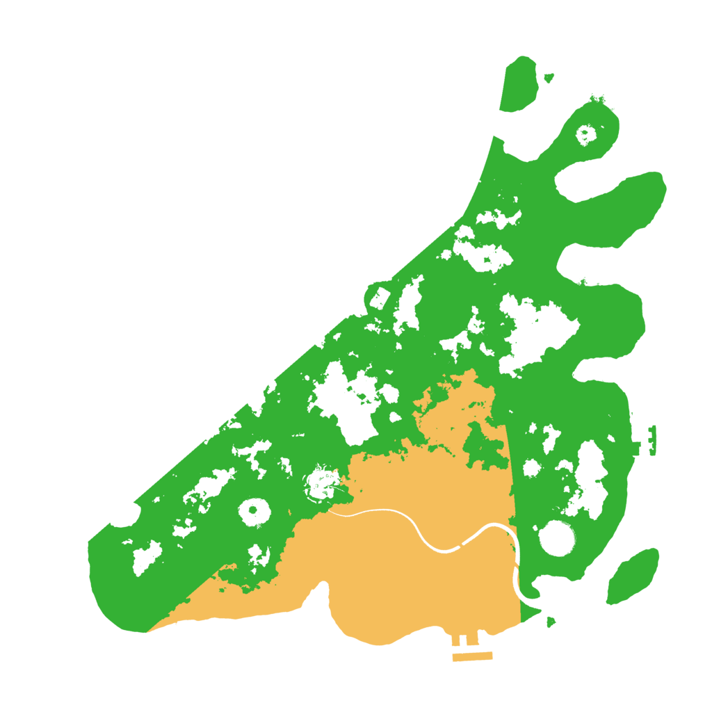 Biome Rust Map: Procedural Map, Size: 3600, Seed: 581830946