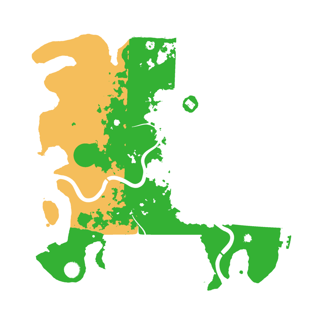 Biome Rust Map: Procedural Map, Size: 3500, Seed: 584763