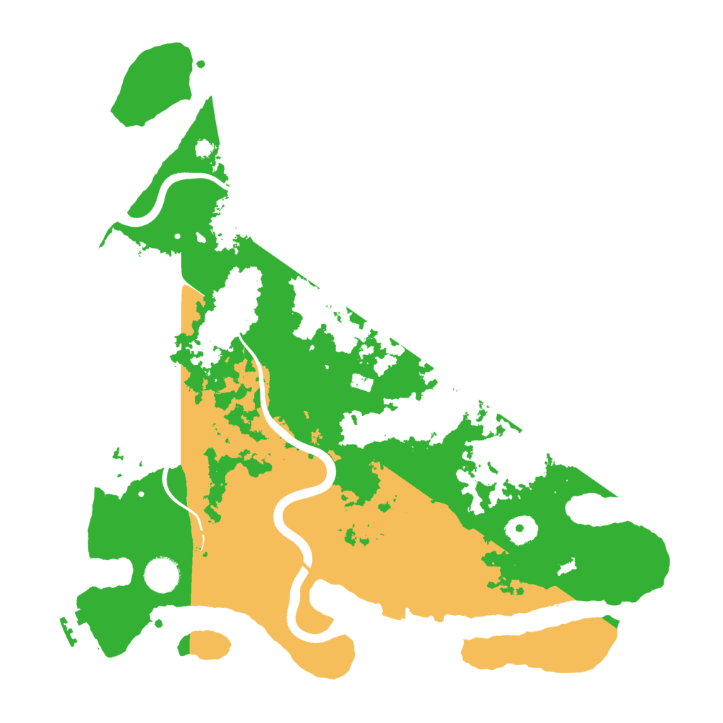 Biome Rust Map: Procedural Map, Size: 3600, Seed: 39468215