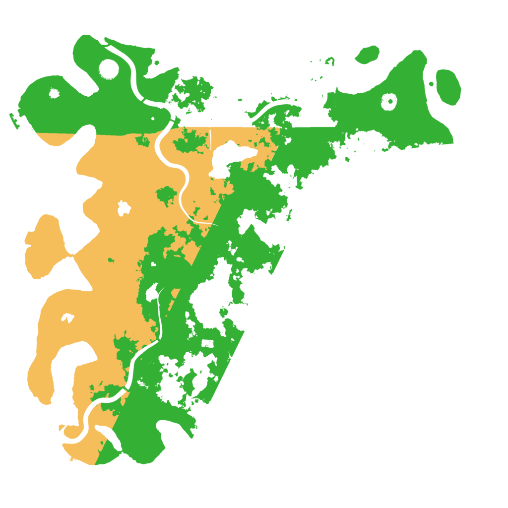 Biome Rust Map: Procedural Map, Size: 4500, Seed: 134934