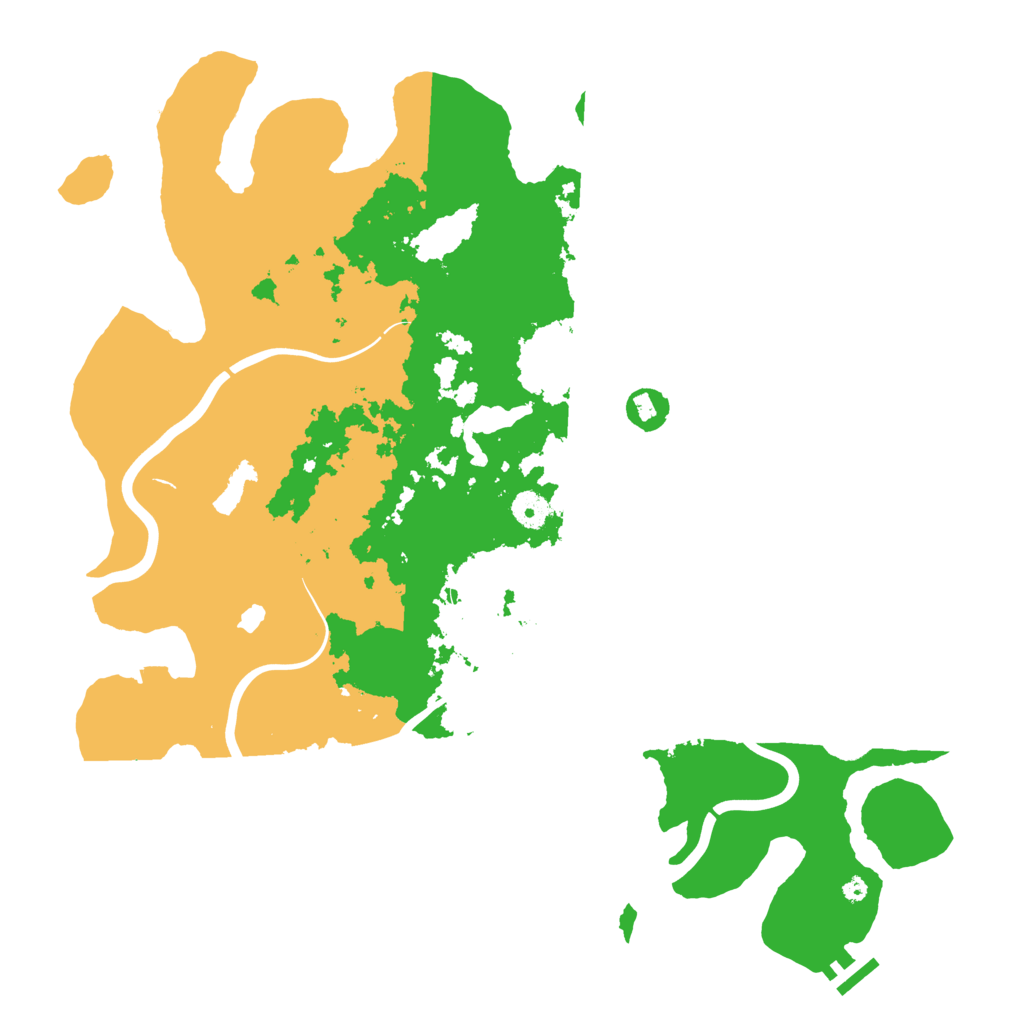 Biome Rust Map: Procedural Map, Size: 4250, Seed: 793410