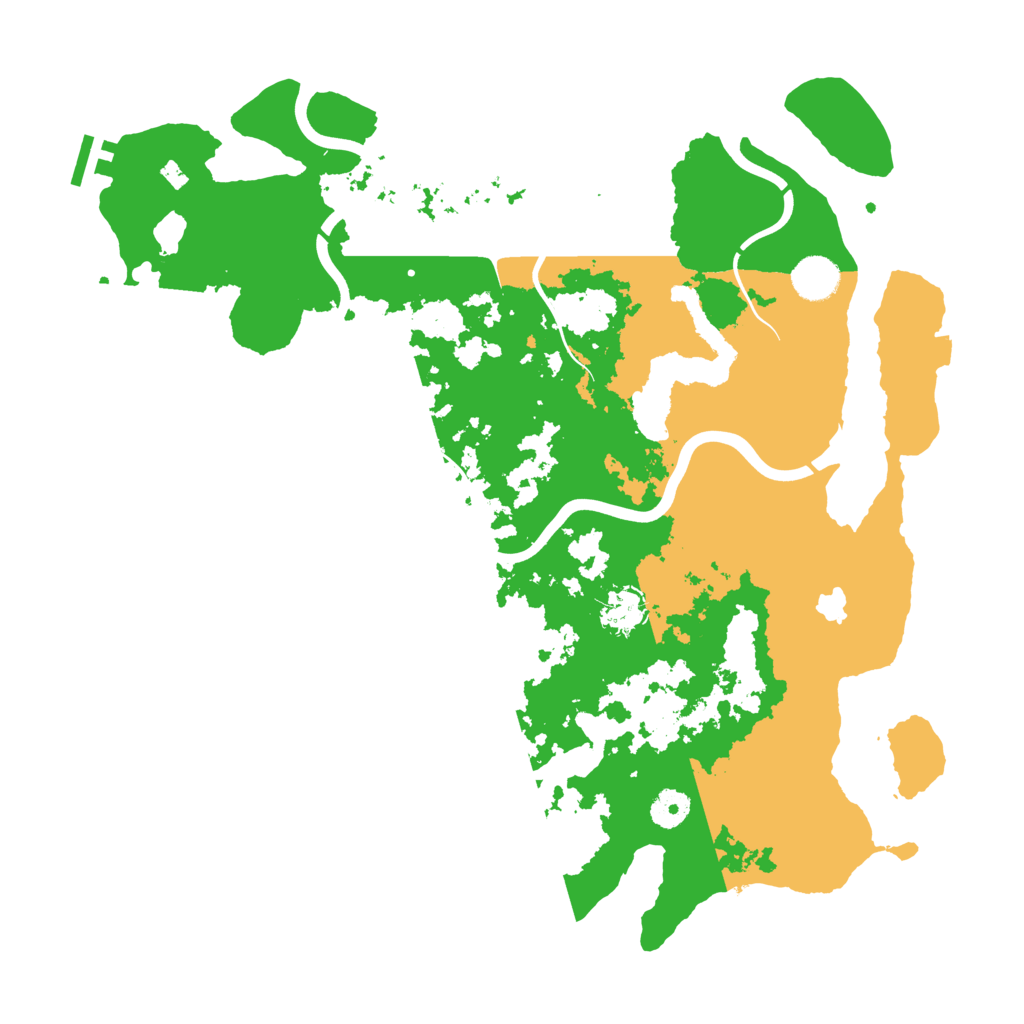 Biome Rust Map: Procedural Map, Size: 4000, Seed: 424280