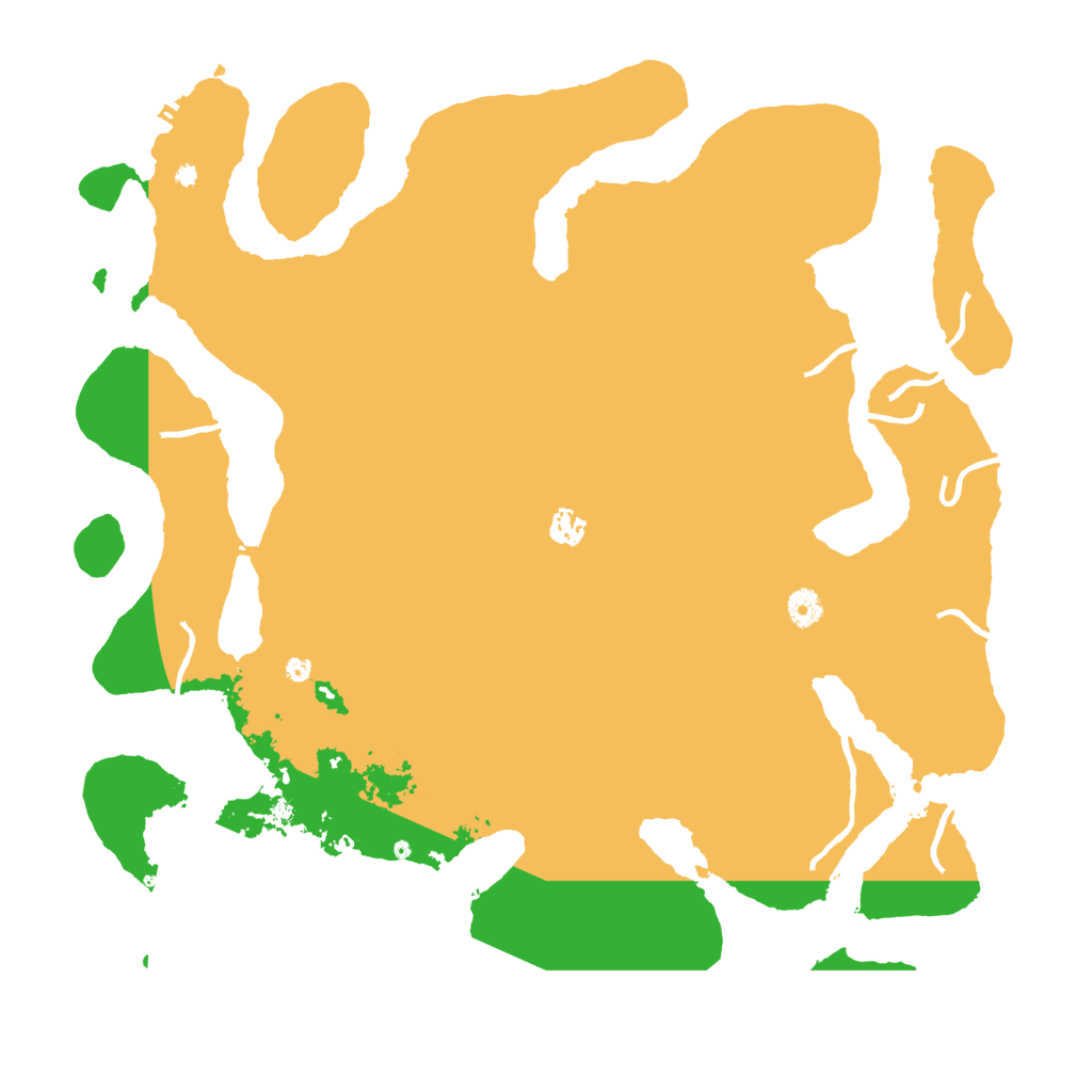 Biome Rust Map: Procedural Map, Size: 4500, Seed: 52152635