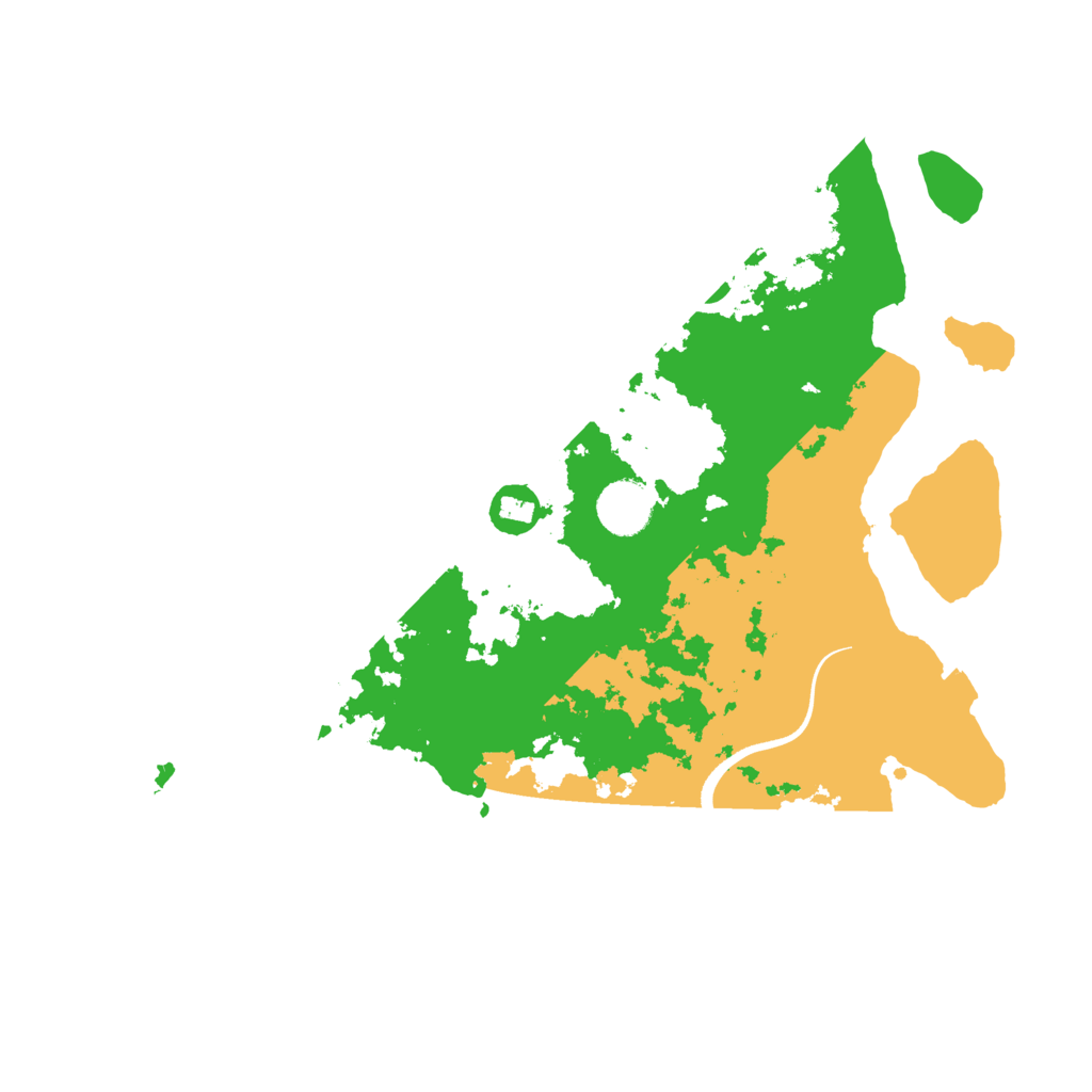 Biome Rust Map: Procedural Map, Size: 3500, Seed: 1698657193