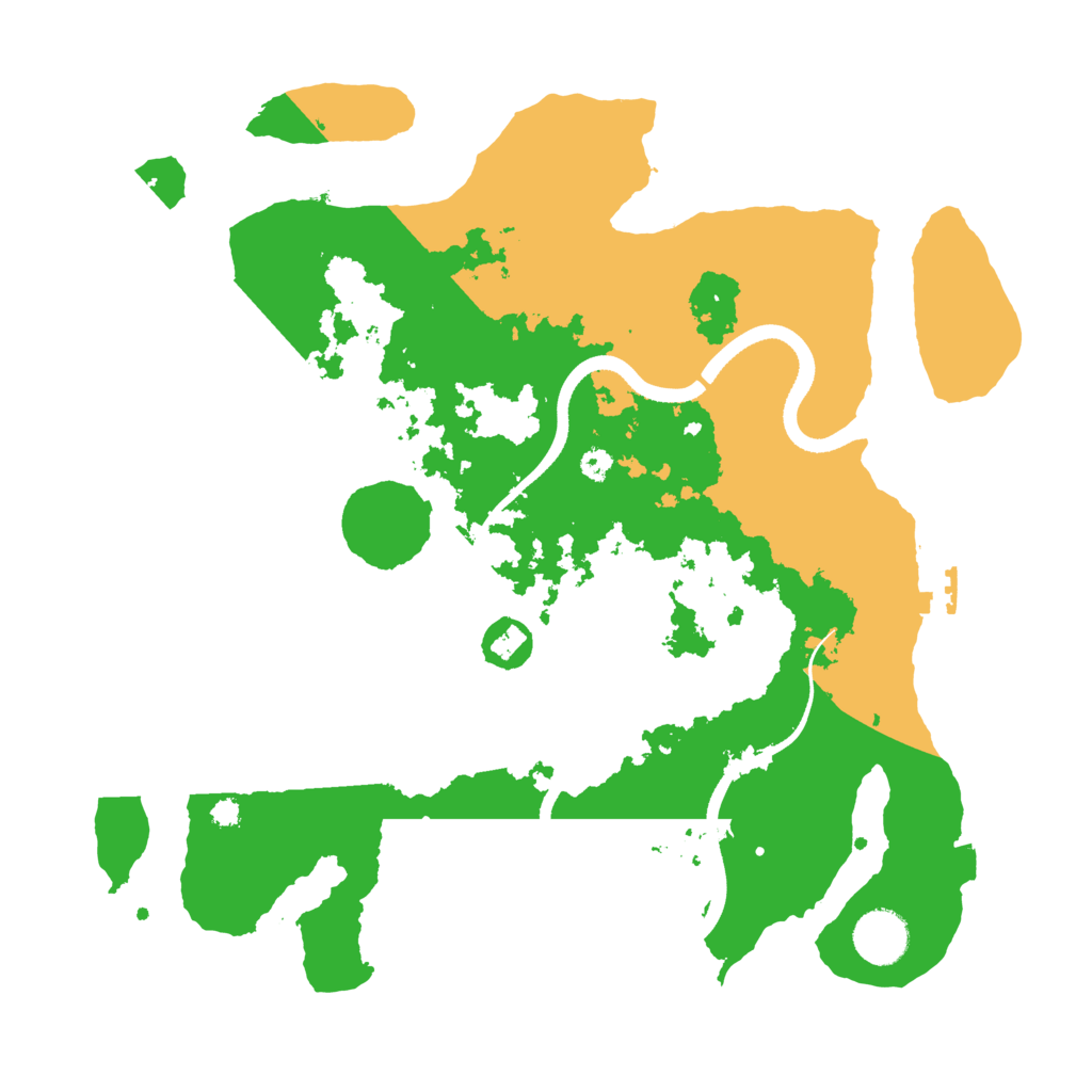 Biome Rust Map: Procedural Map, Size: 3500, Seed: 816495986