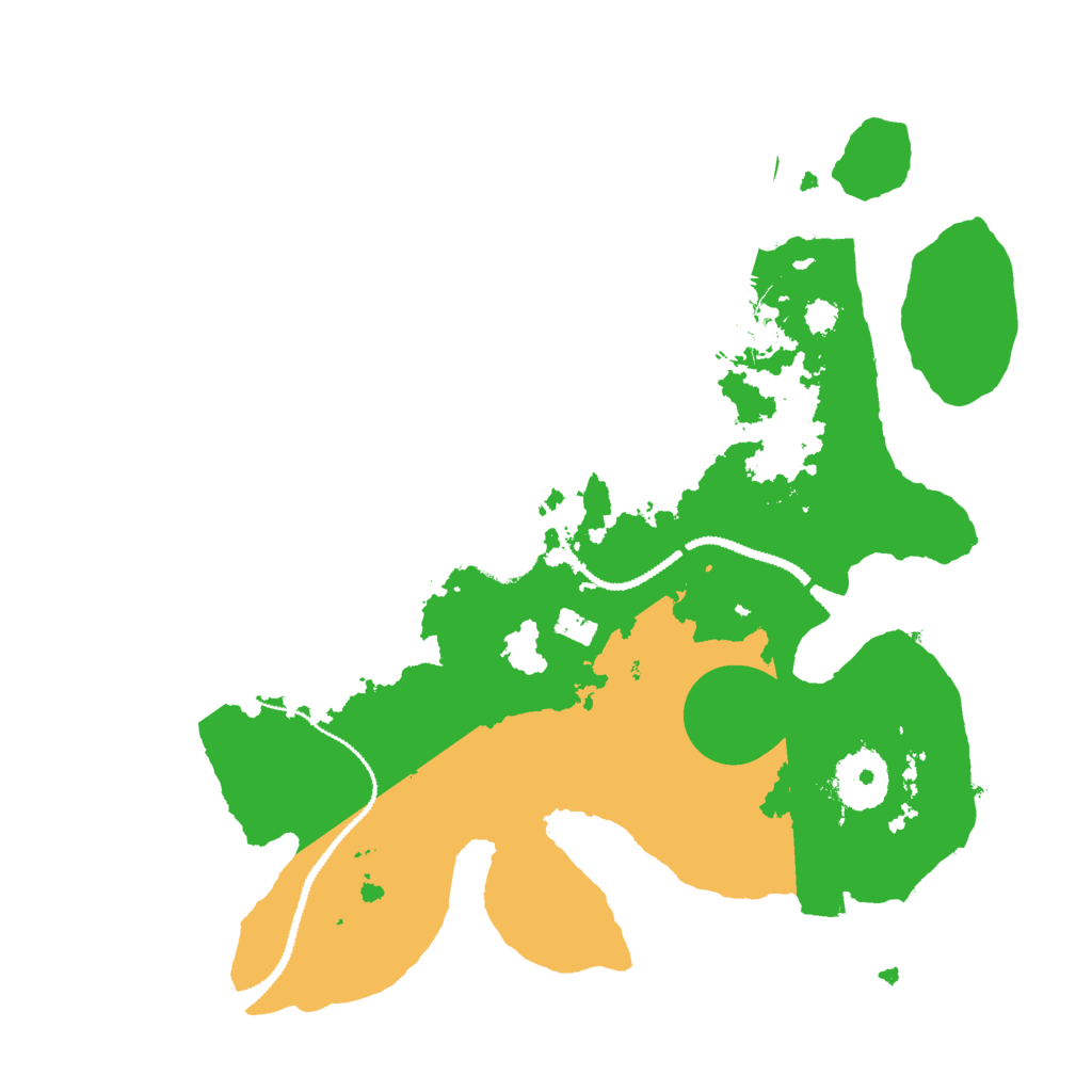 Biome Rust Map: Procedural Map, Size: 2901, Seed: 591311488