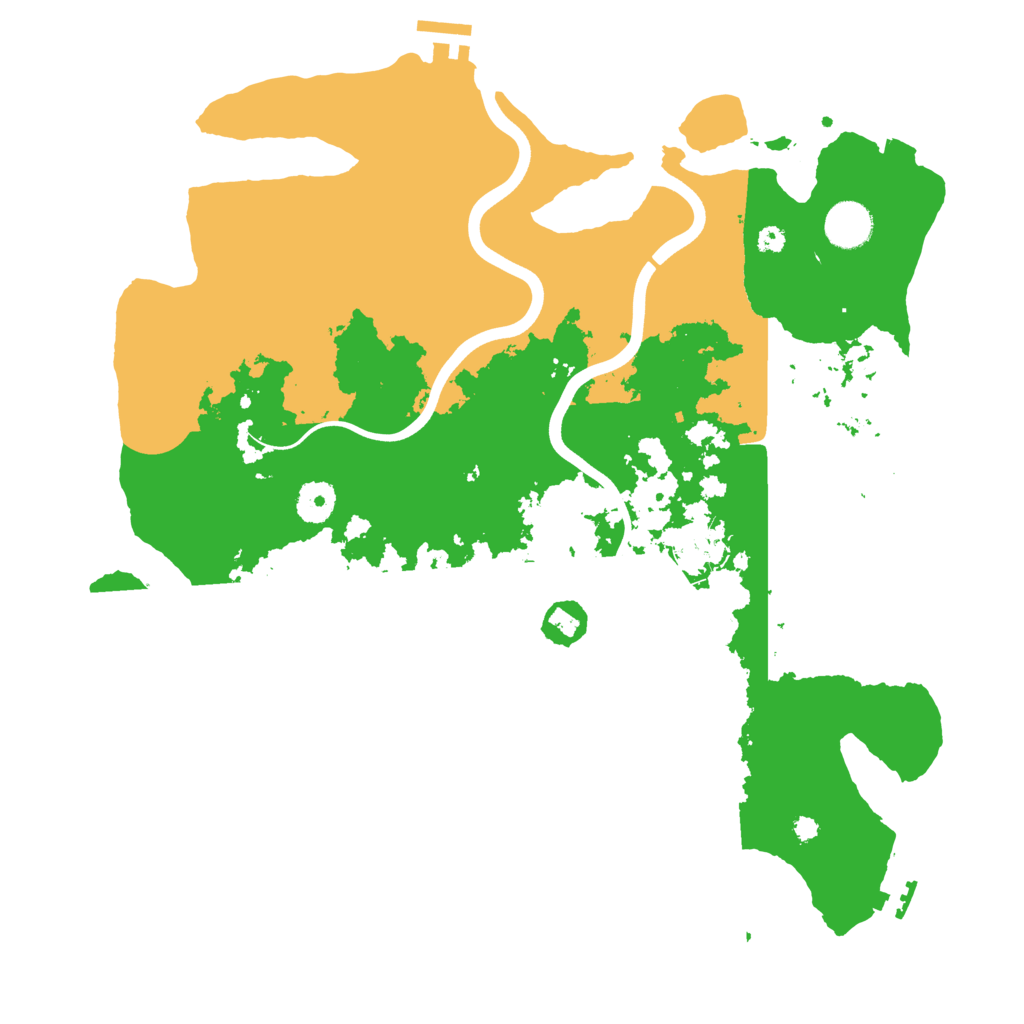 Biome Rust Map: Procedural Map, Size: 3800, Seed: 28727424