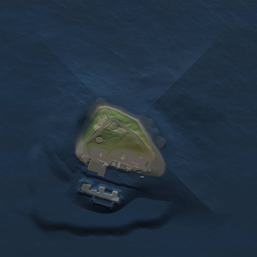 Rust Map: Procedural Map, Size: 1000, Seed: 1546133720, 2 Monuments