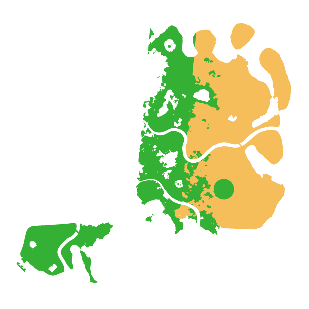 Biome Rust Map: Procedural Map, Size: 4000, Seed: 64209