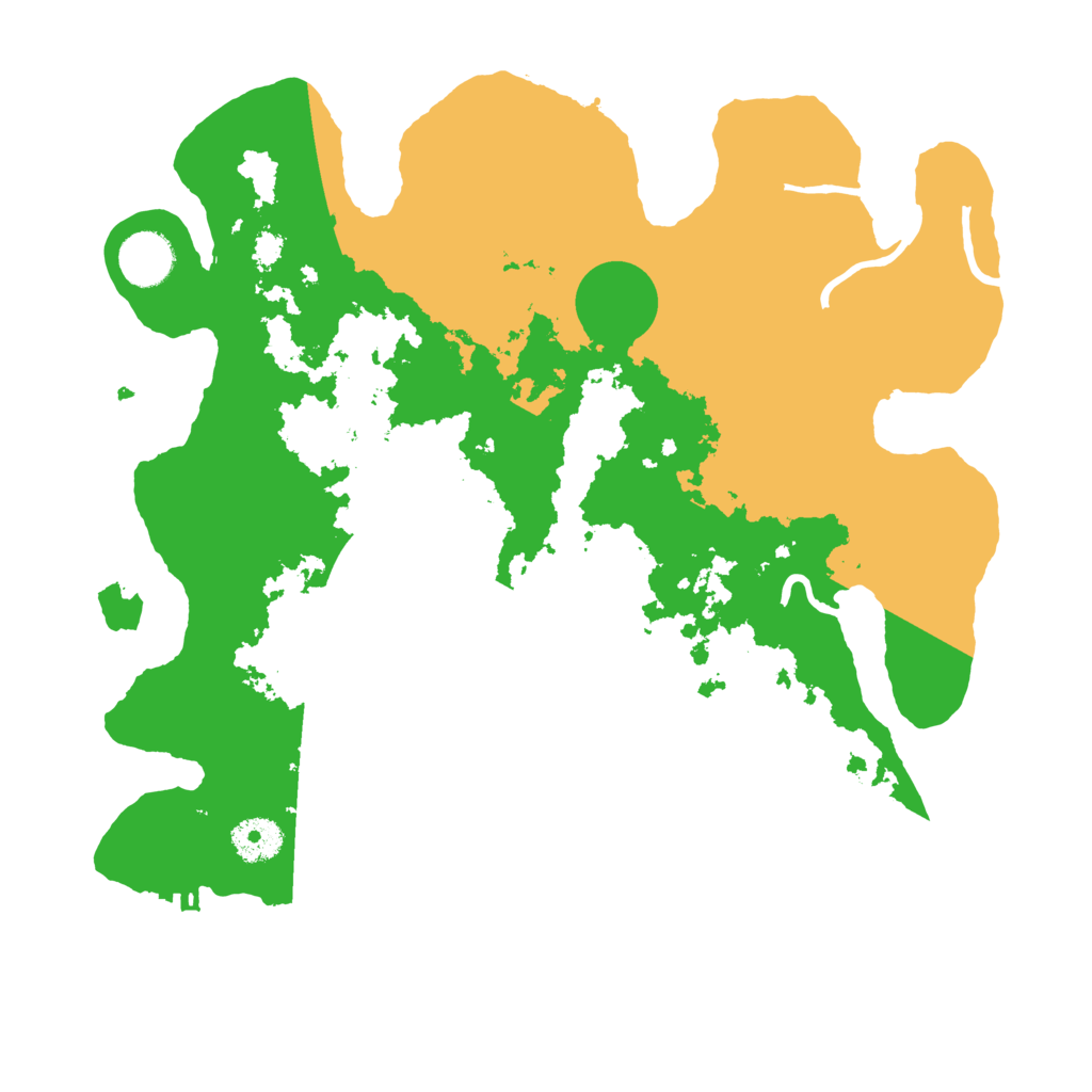 Biome Rust Map: Procedural Map, Size: 3500, Seed: 2078291747