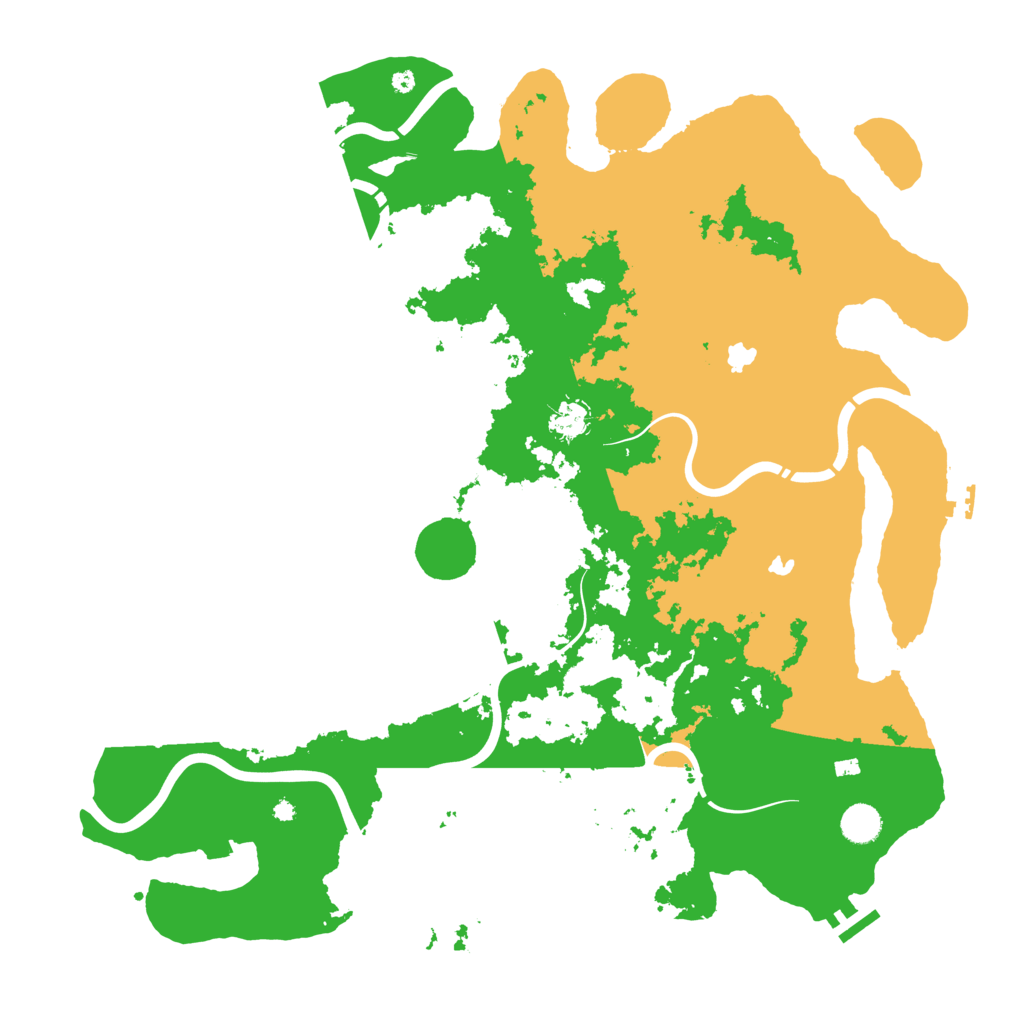 Biome Rust Map: Procedural Map, Size: 4500, Seed: 2751