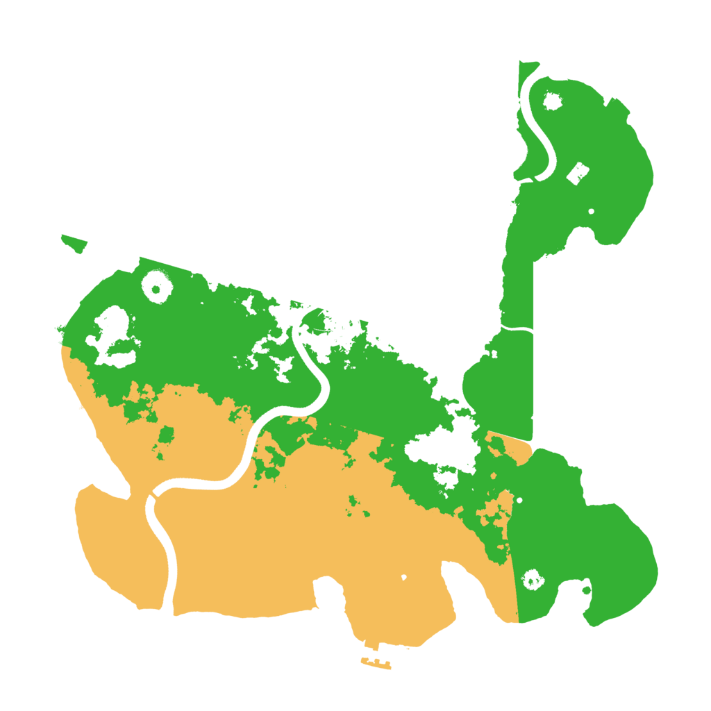Biome Rust Map: Procedural Map, Size: 3500, Seed: 538563