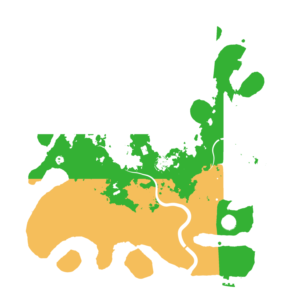 Biome Rust Map: Procedural Map, Size: 3600, Seed: 3877147