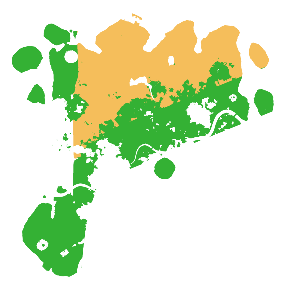 Biome Rust Map: Procedural Map, Size: 4000, Seed: 908815