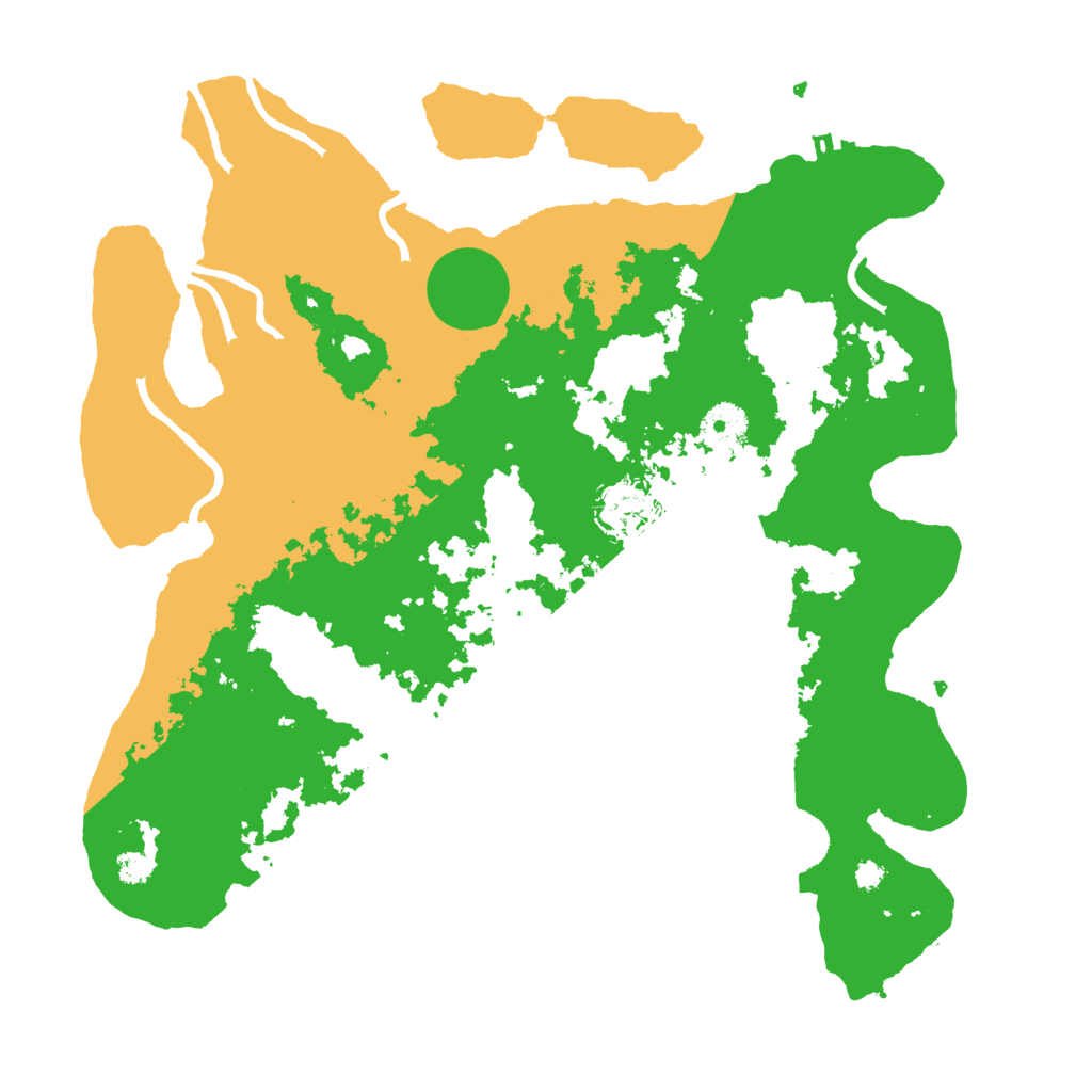 Biome Rust Map: Procedural Map, Size: 3500, Seed: 5557844