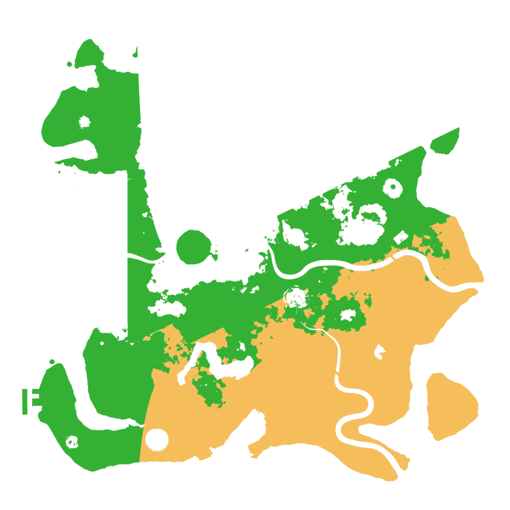 Biome Rust Map: Procedural Map, Size: 4000, Seed: 640999