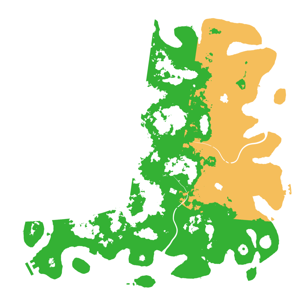 Biome Rust Map: Procedural Map, Size: 4500, Seed: 65310167